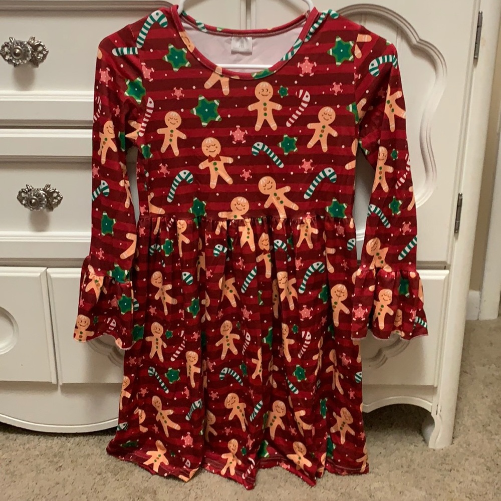 Girls Gingerbread Dress